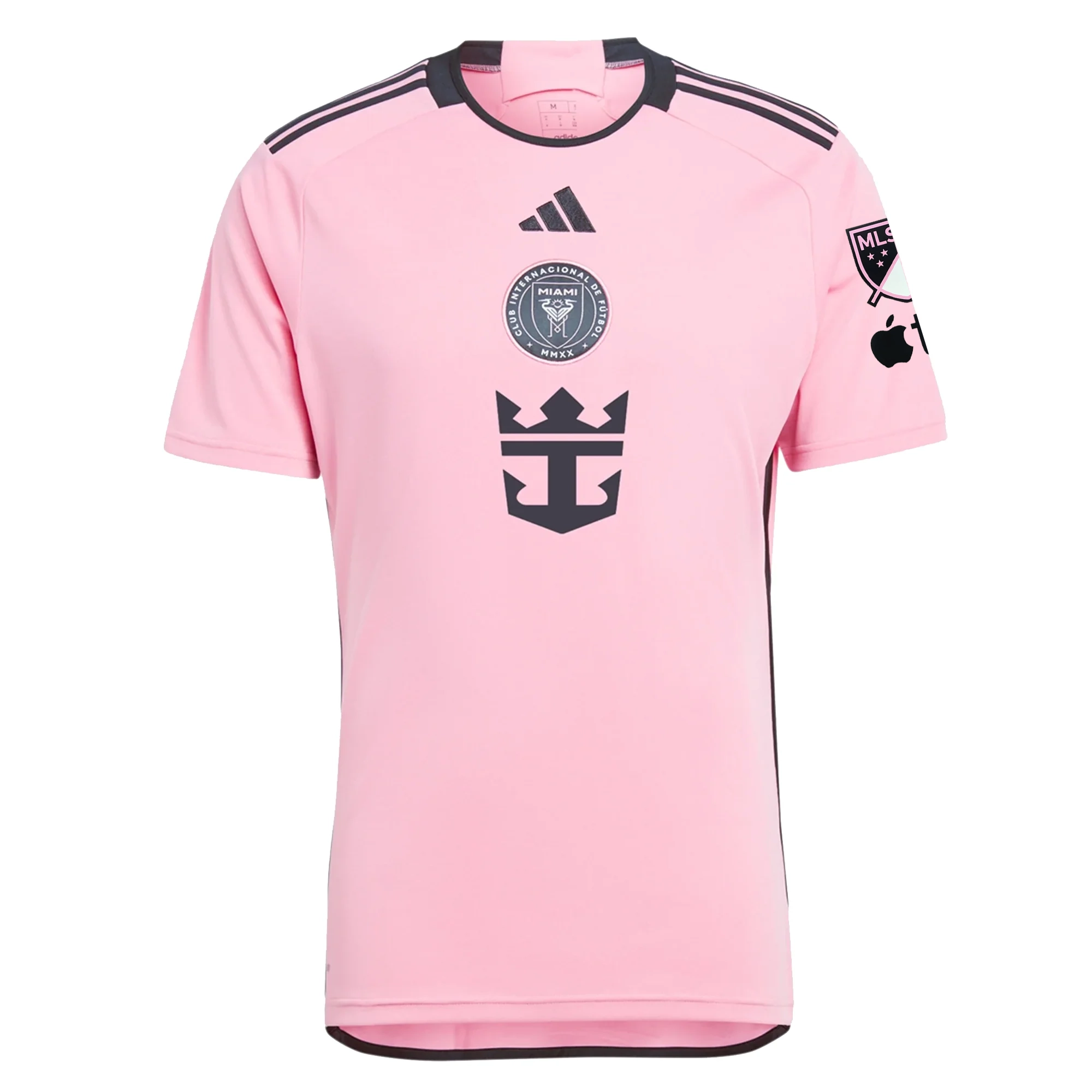 adidas Inter Miami Benjamin Cremaschi Royal Caribbean Home Jersey w/ MLS   Apple TV Patches 24/25 (Easy Pink)