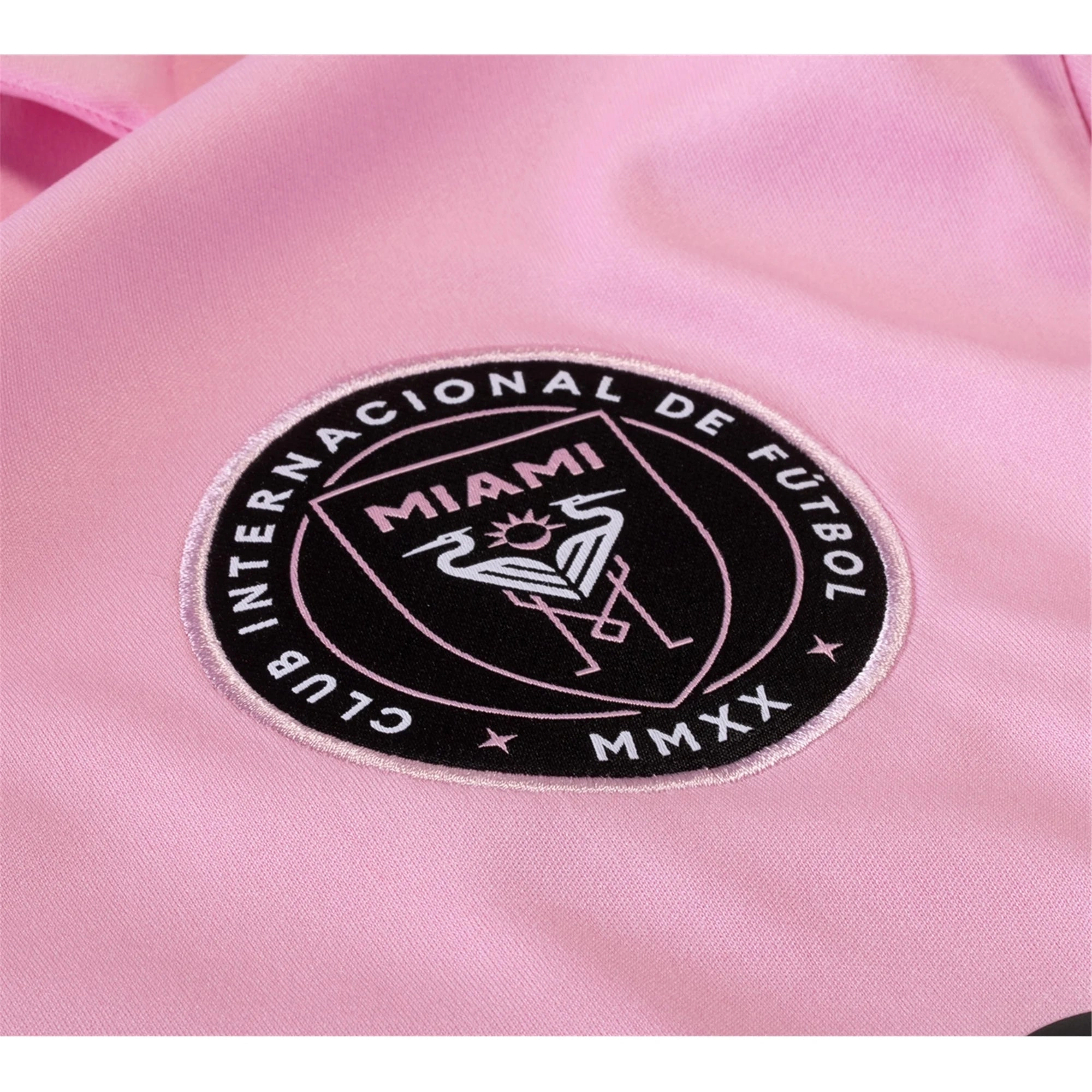 adidas Inter Miami Robert Taylor Home Jersey 23/24 w/ MLS   Leagues Cup Patch   Match Details (True Pink/Black)