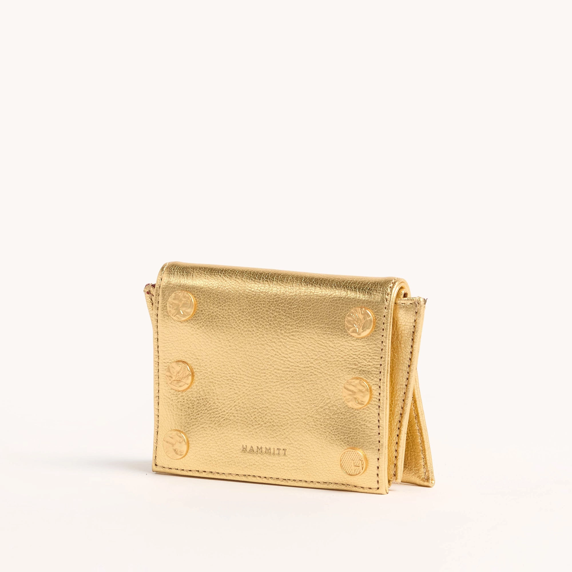 Allen Wallet | Gala Gold/Brushed Gold Hammered