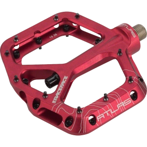 Atlas Plat Pedals 9/16 - Red