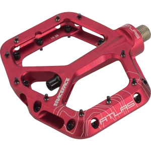 Atlas Plat Pedals 9/16 - Red