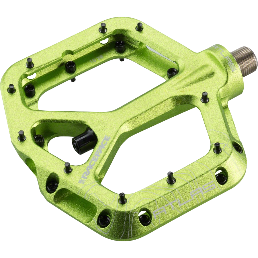 Atlas Platform Pedal: 9/16 - Green
