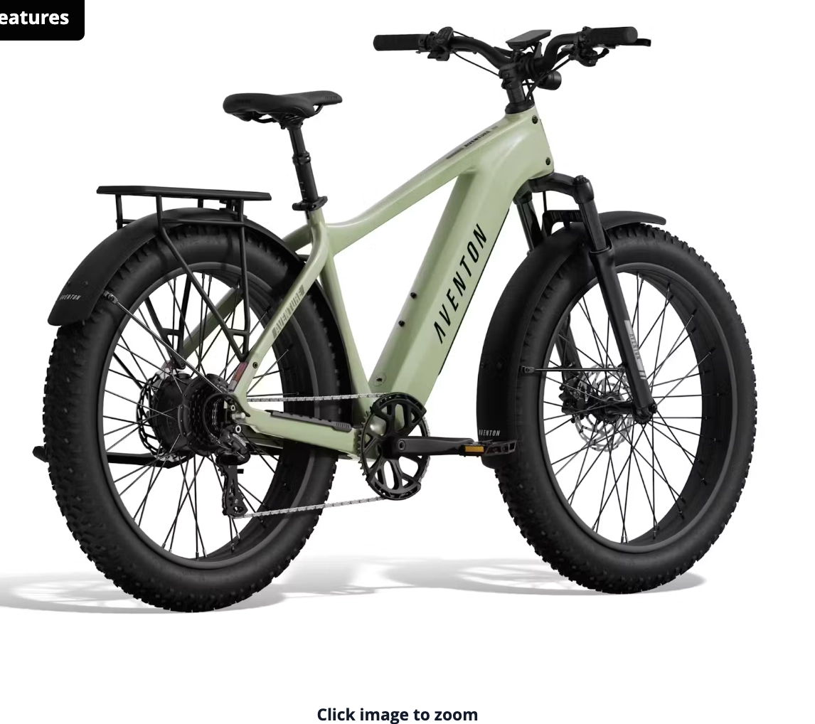Aventon Aventure 3 Step Over Fat Tire Electric Bike