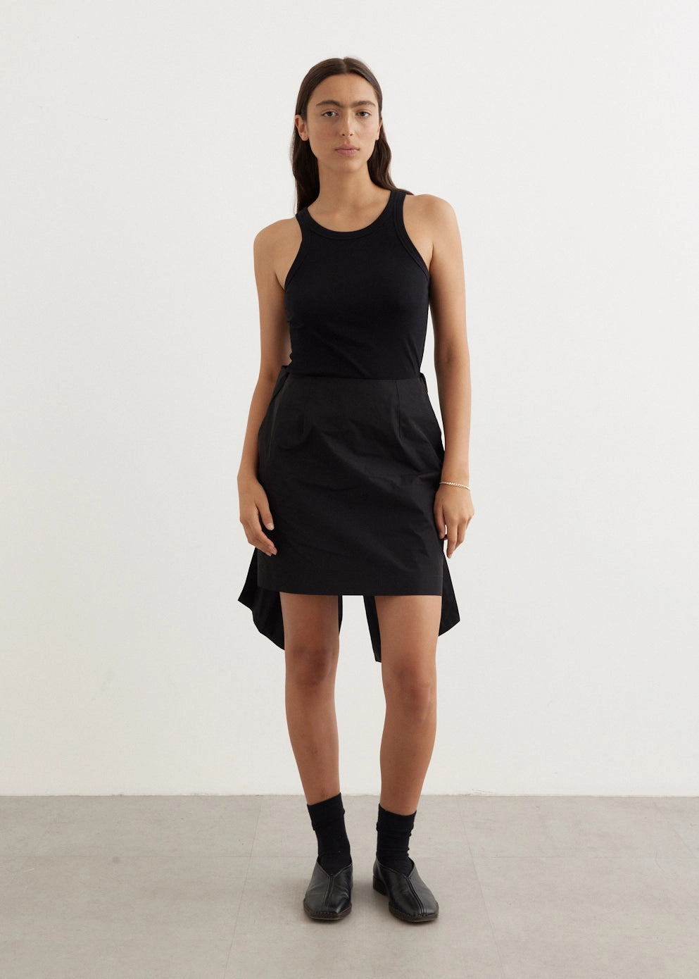 Back Bow Mini Skirt