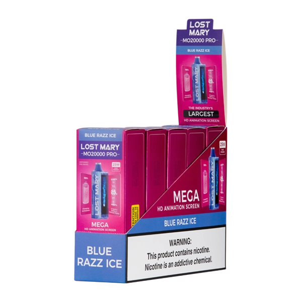 Blue Razz Ice Lost Mary MO20000 PRO