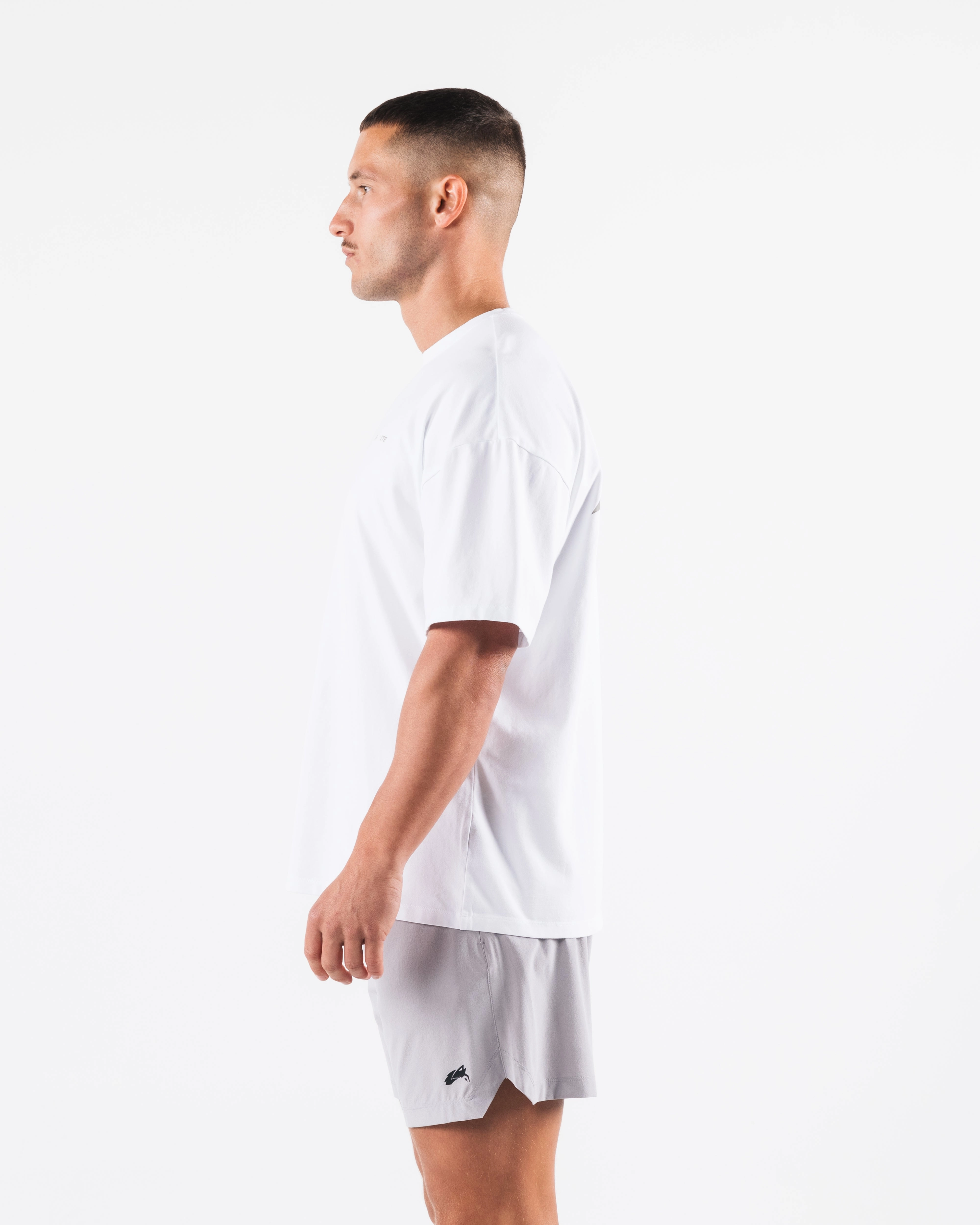 Breathe More Tee - White