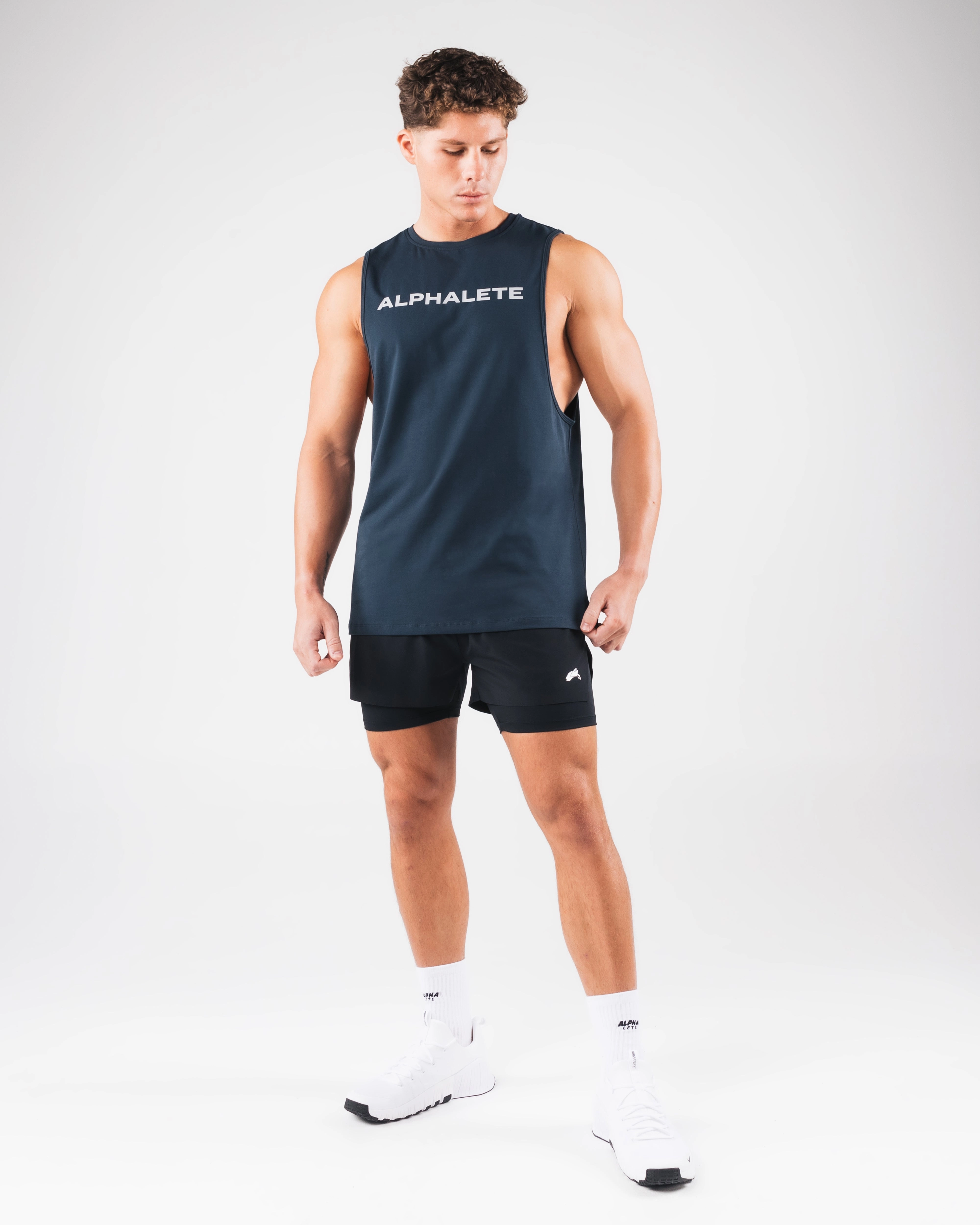 Core Cut Off - Deep Navy