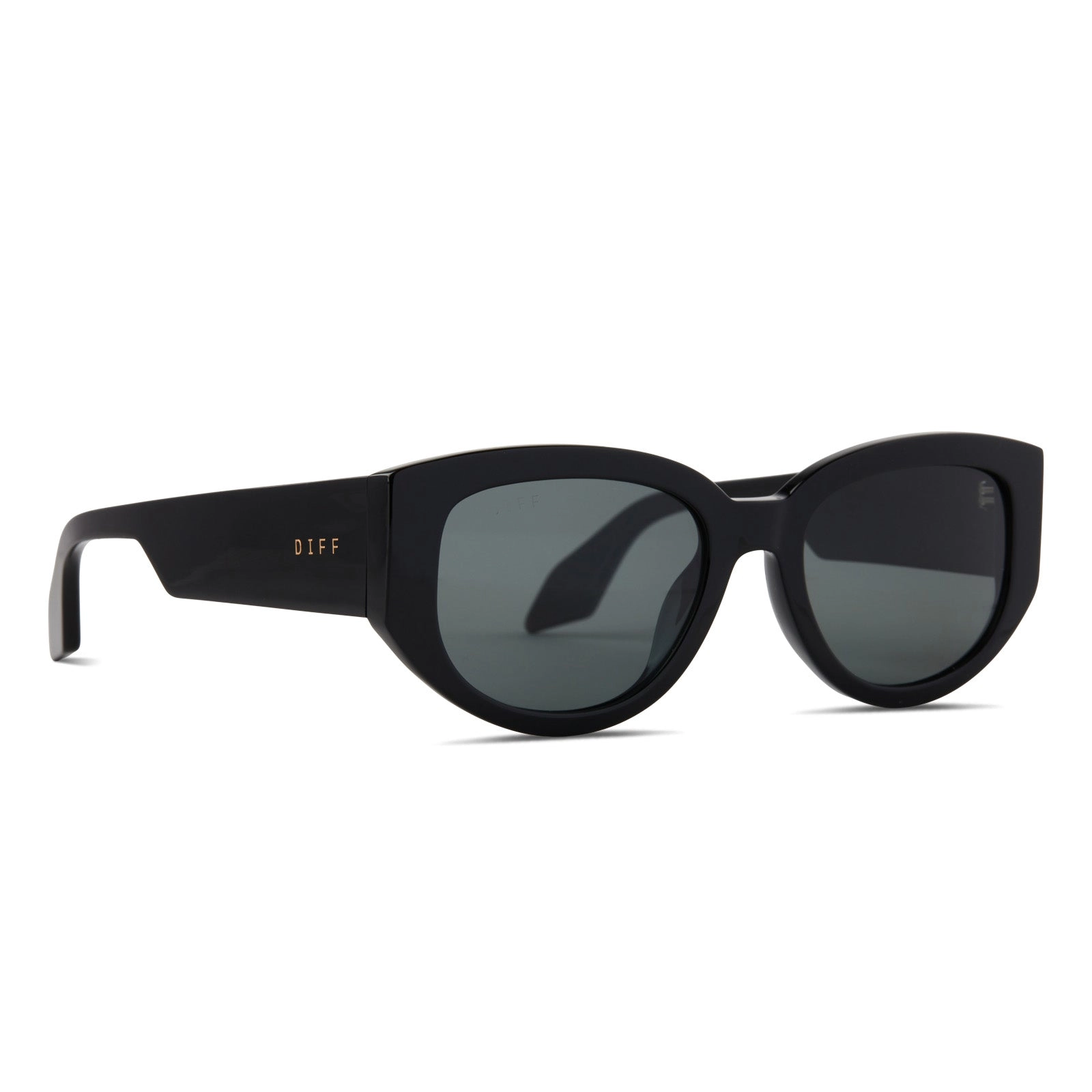 DREW - BLACK   GREY   POLARIZED SUNGLASSES