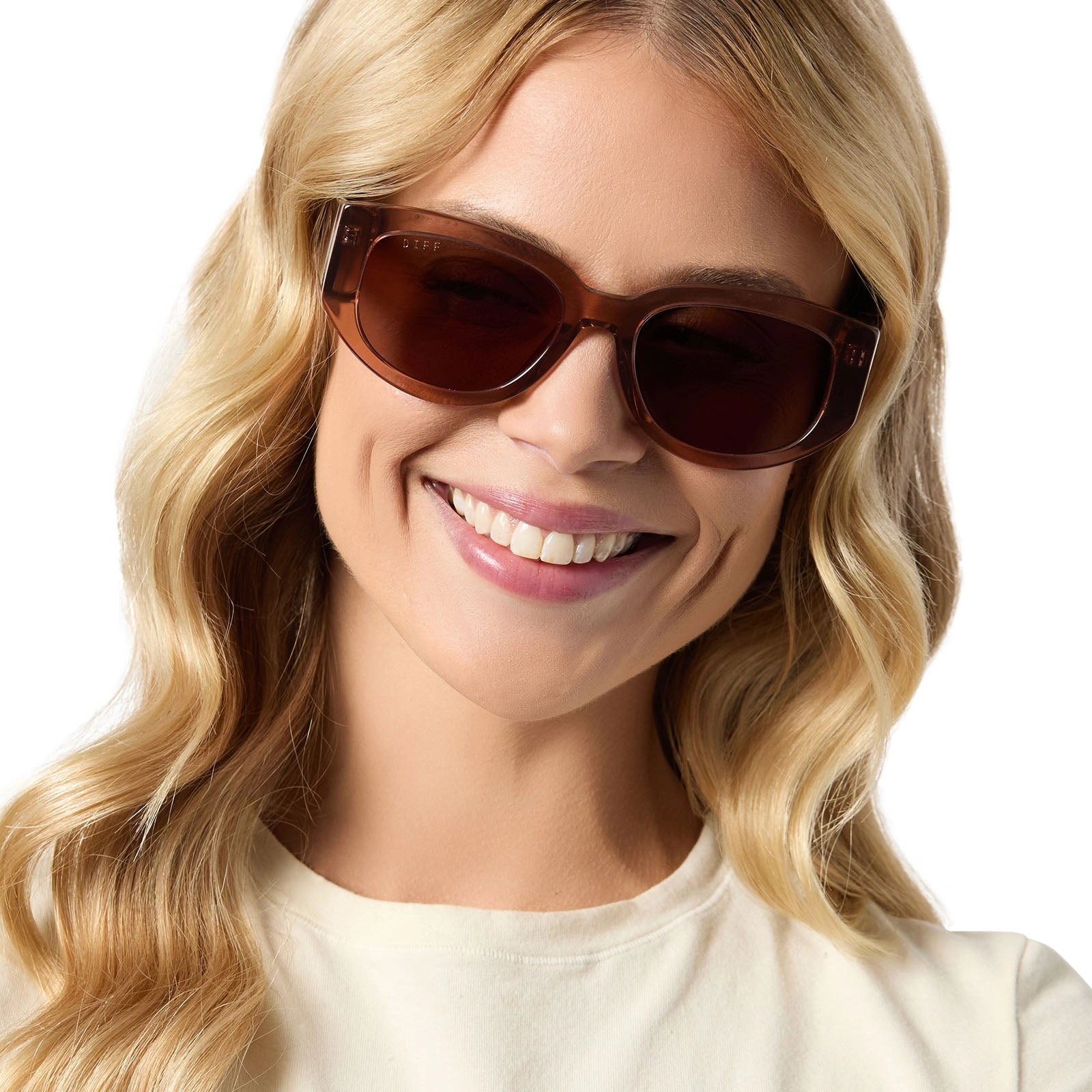 DREW - CAFÉ OLE   BROWN SUNGLASSES