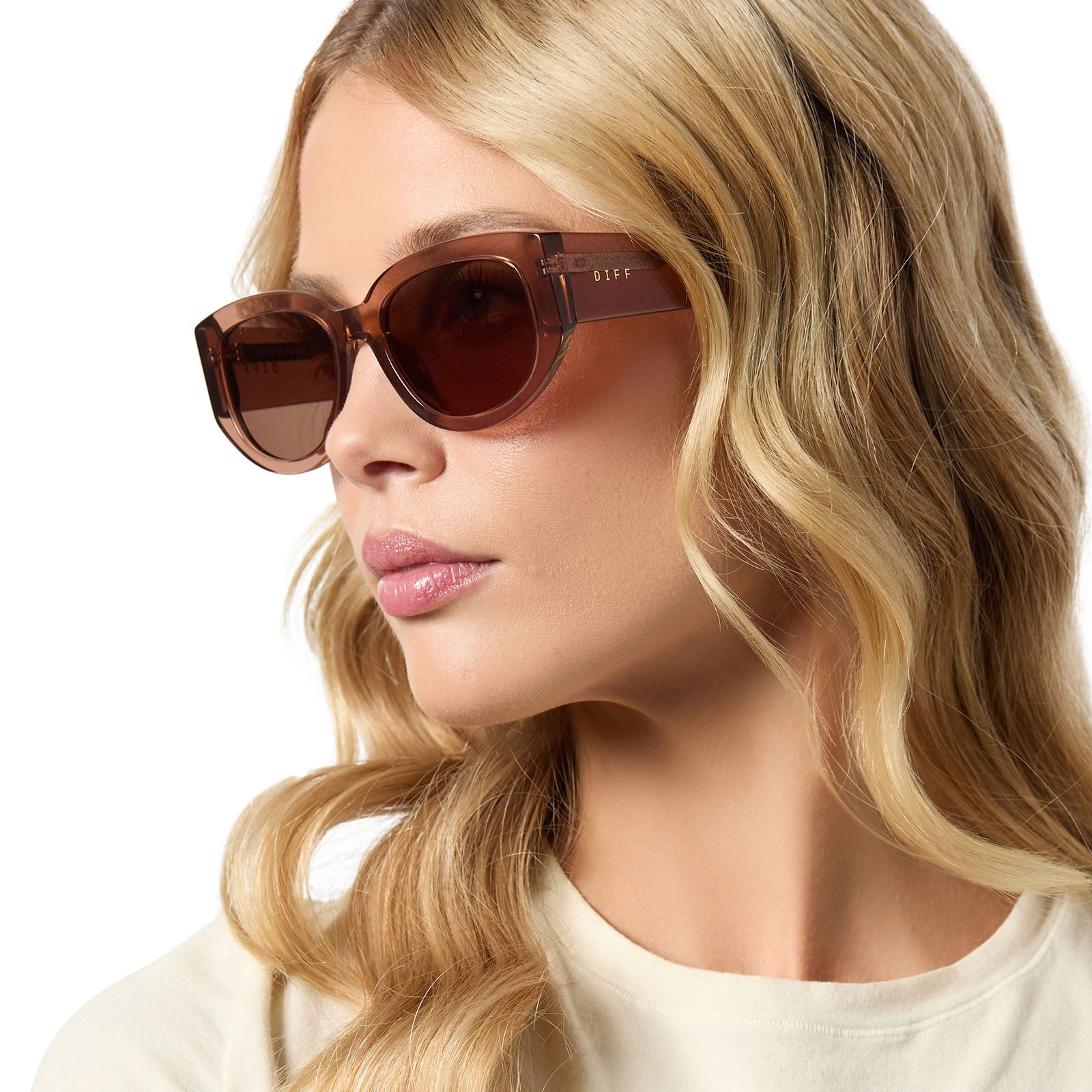 DREW - CAFÉ OLE   BROWN SUNGLASSES