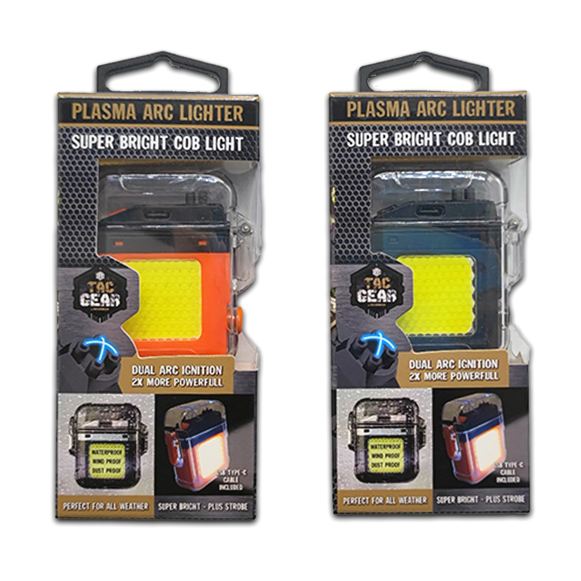 Electric Arch Lighter with COB Light - 6 Pieces Per Retail Ready Display 23847