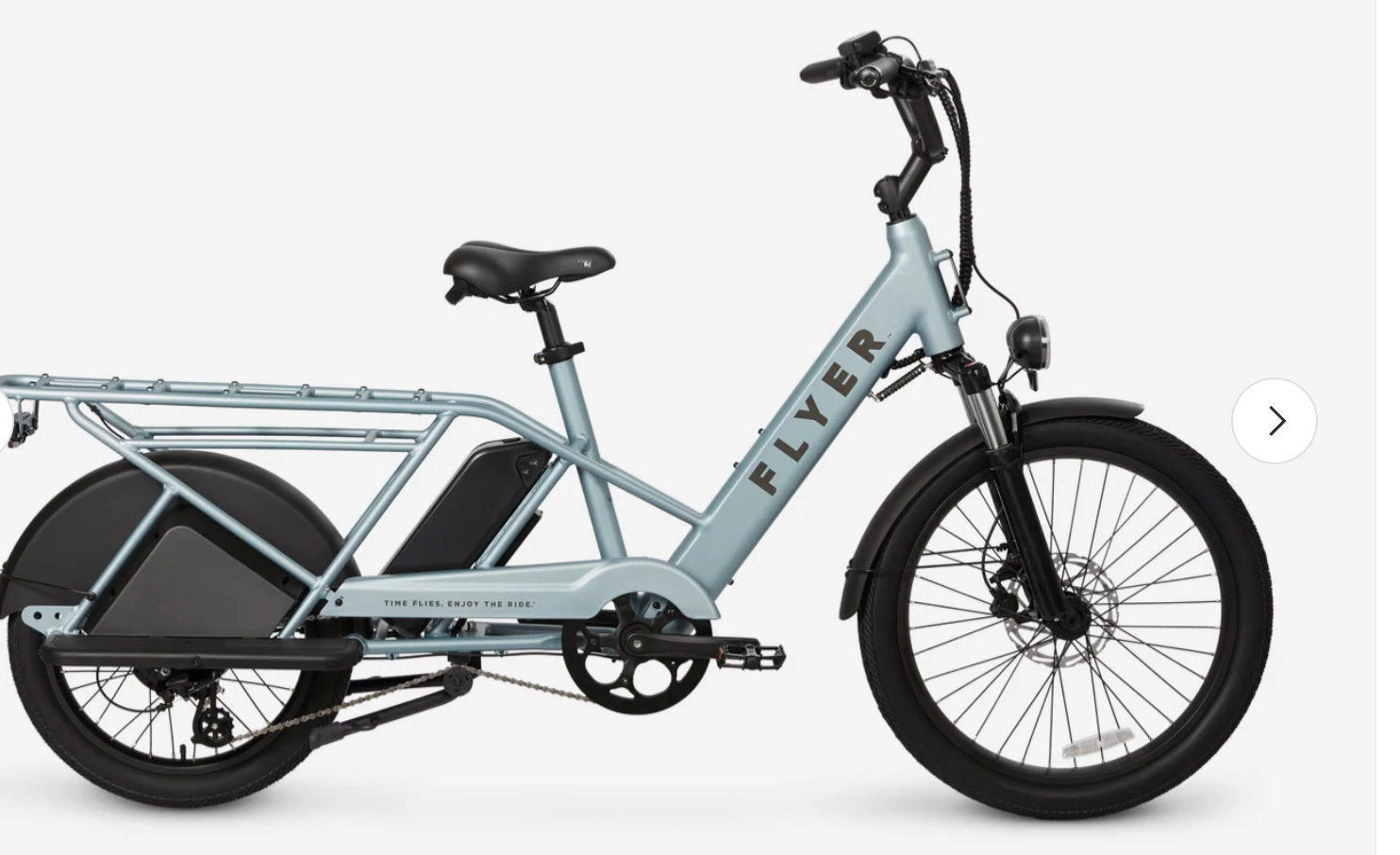 Flyer Via Pro Ultimate Family Cargo Step Thru Electric Bike