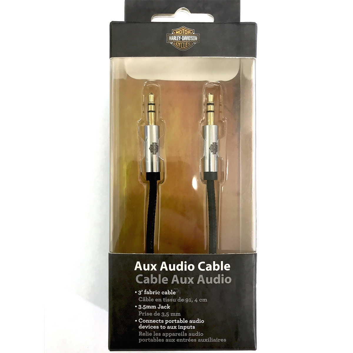 FONEGEAR Fuse Harley-Davidson 3 foot Aux Audio Cable