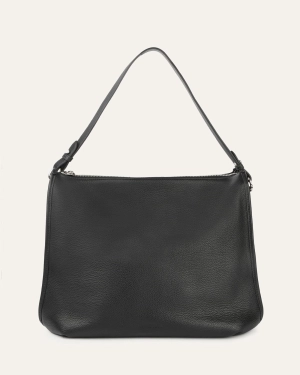 GRAYSON TOTE BAG BLACK LEATHER