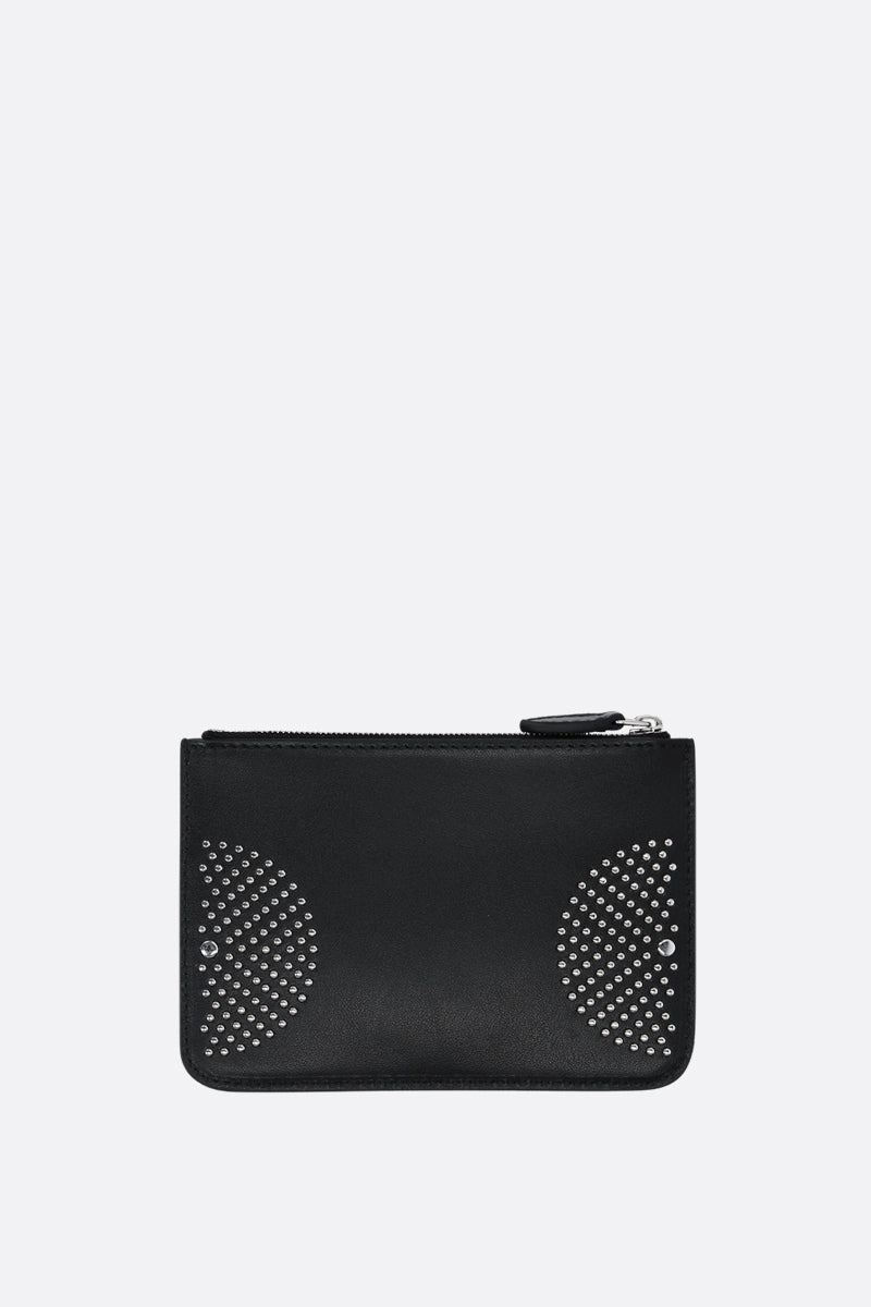 Hadar smooth leather small pouch