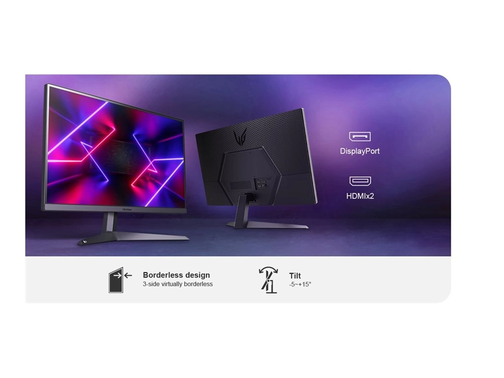 LG UltraGear 24GS50FX-B - LED monitor - gaming - 24 (23.7" viewable) - 1920 x 1080 Full HD (1080p) @ 180 Hz - VA - 250 cd/mï¿½