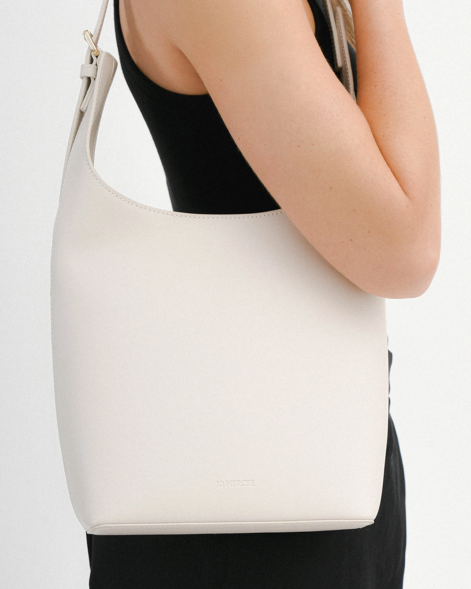 MARIA TOTE BAG OFF WHITE LEATHER