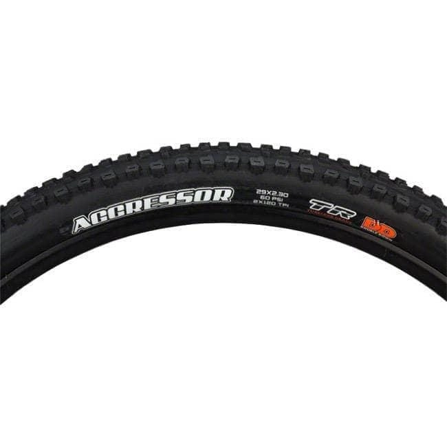 Maxxis Aggressor Tire, 29''x2.30, Folding, Tubeless Ready, Dual, Double Down, 120x2TPi, Black