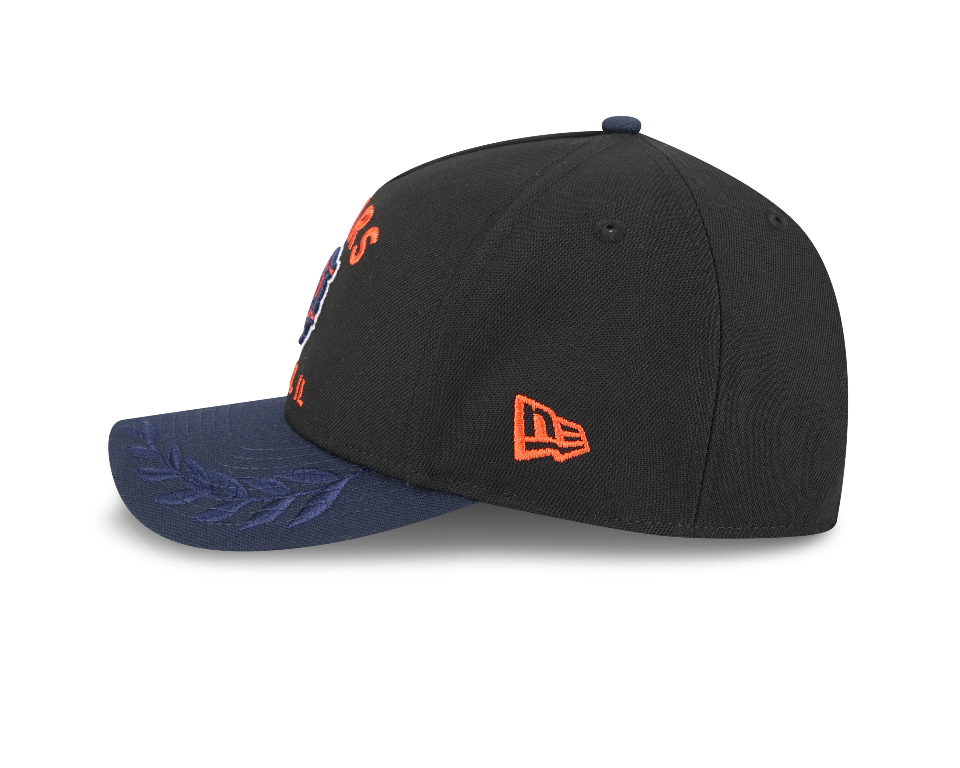 Men's Chicago Bears New Era 2025 NFL Draft Black M-Crown 9FORTY Snapback Adjustable Hat