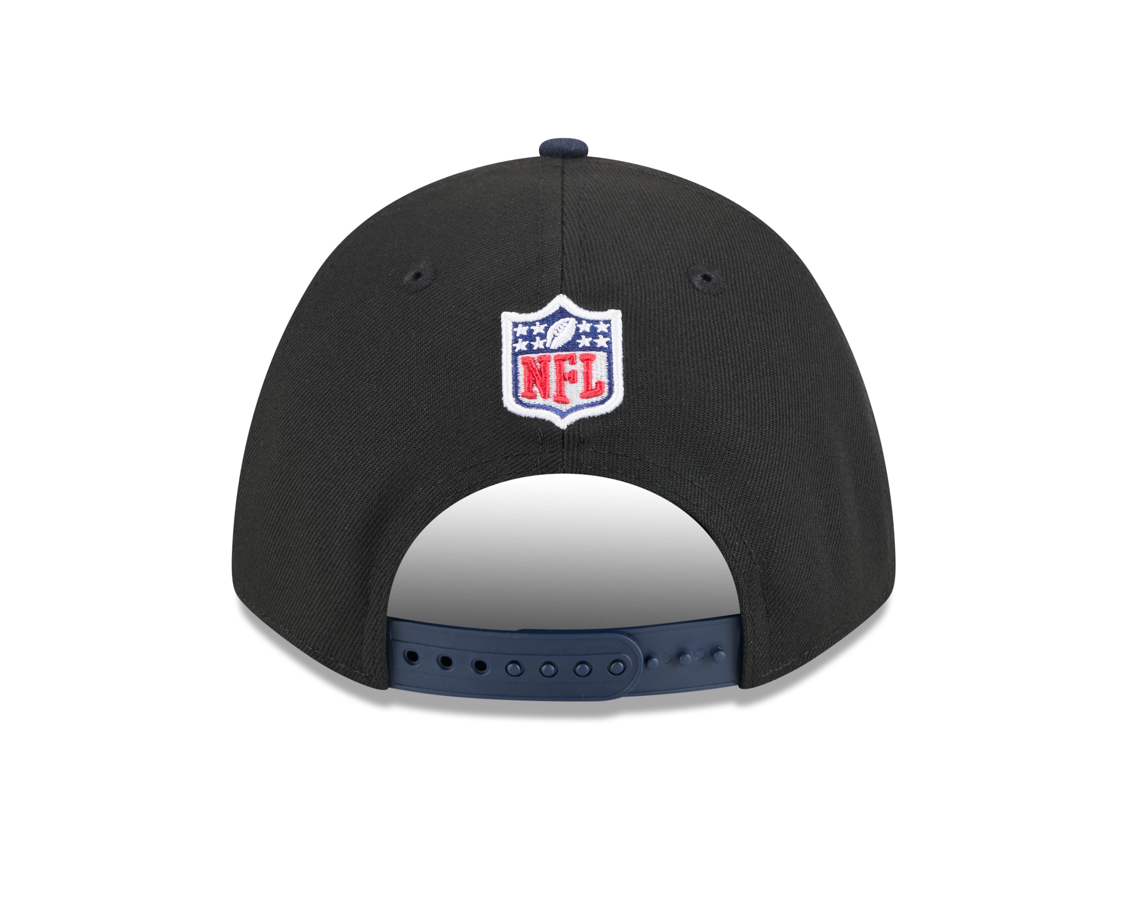 Men's Chicago Bears New Era 2025 NFL Draft Black M-Crown 9FORTY Snapback Adjustable Hat