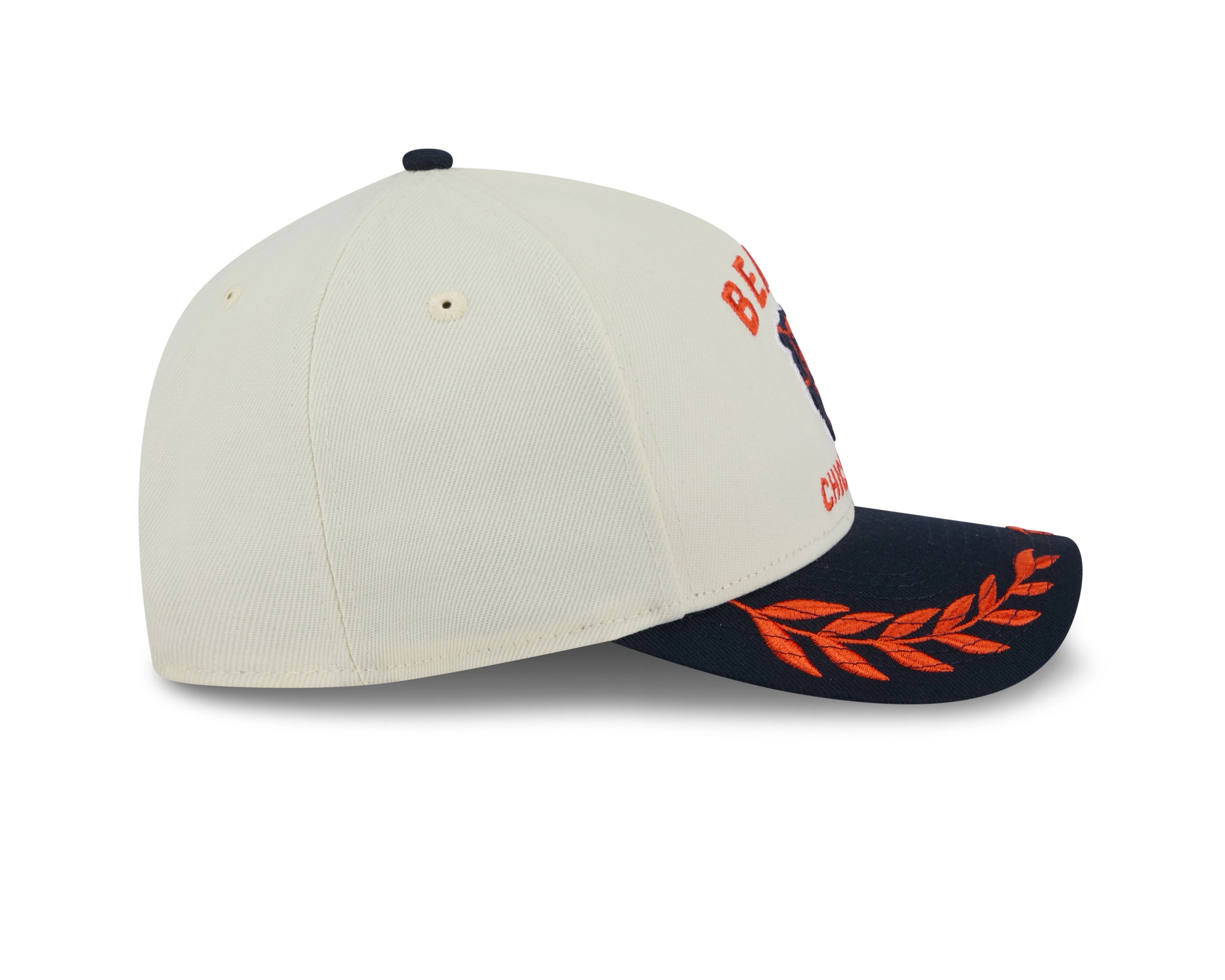 Men's Chicago Bears New Era 2025 NFL Draft Chrome M-Crown 9FORTY Snapback Adjustable Hat