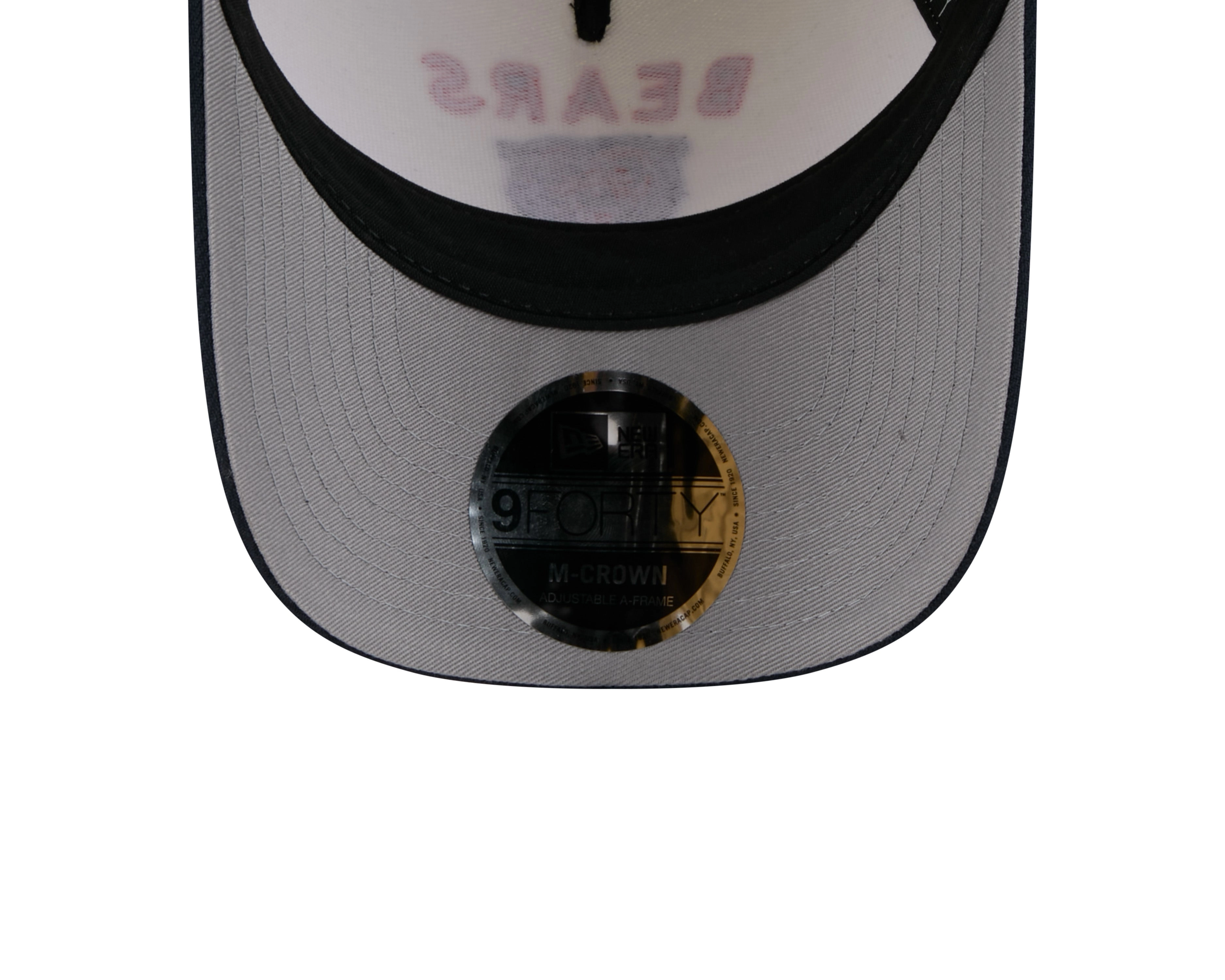Men's Chicago Bears New Era 2025 NFL Draft Chrome M-Crown 9FORTY Snapback Adjustable Hat