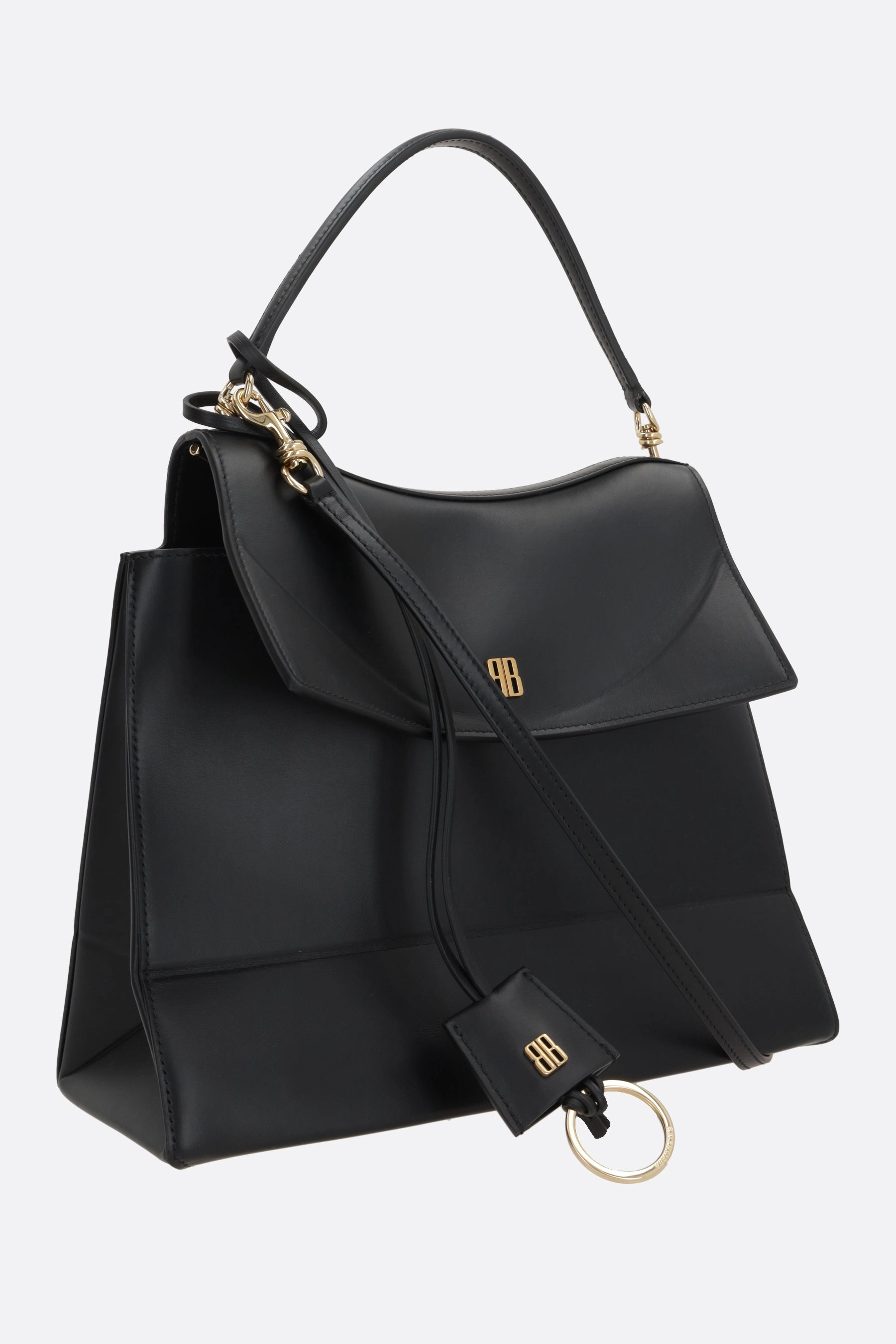 Nano medium handbag in smooth leather