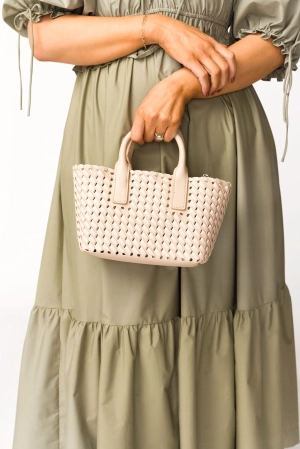 Paisley Tote in Almond