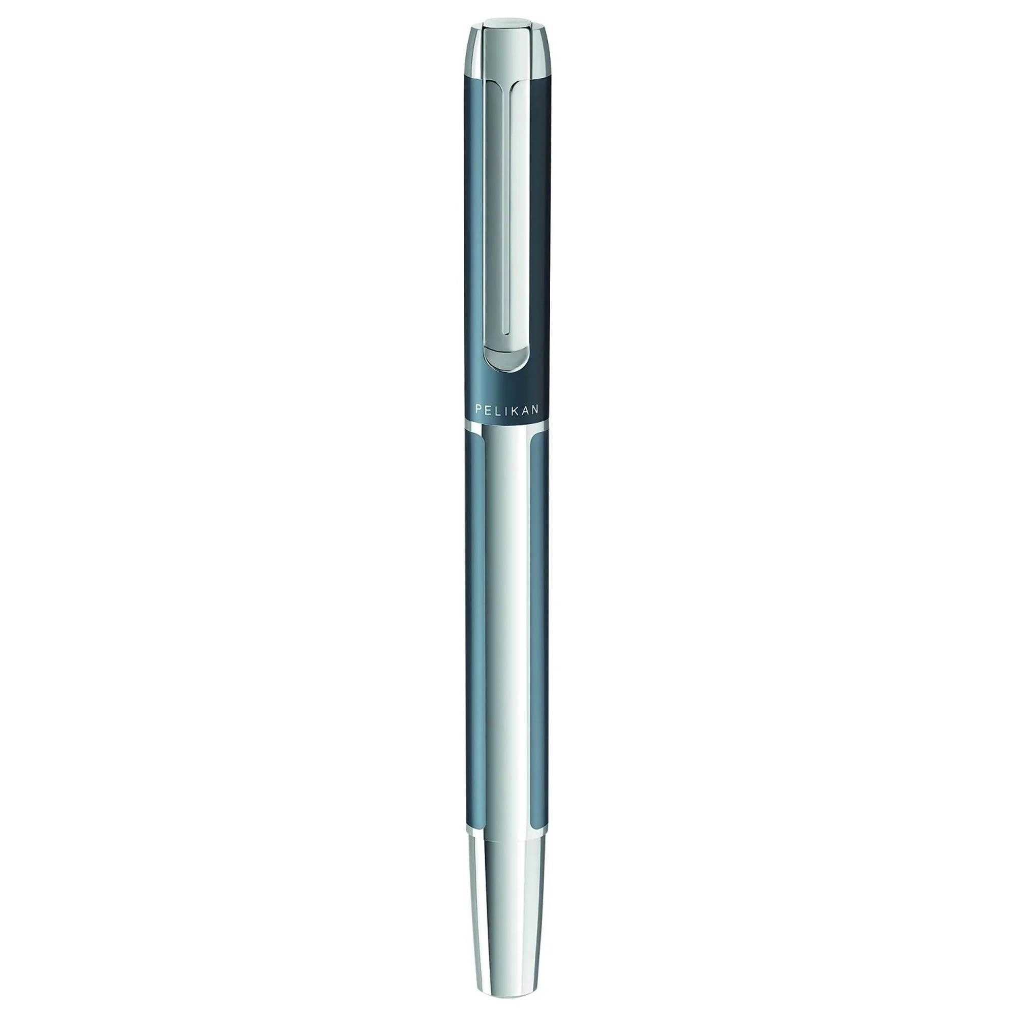 Pelikan Fountain Pen - Pura P40 Petrol Aluminum