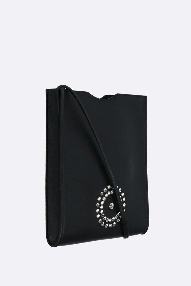 Pollux smooth leather crossbody bag