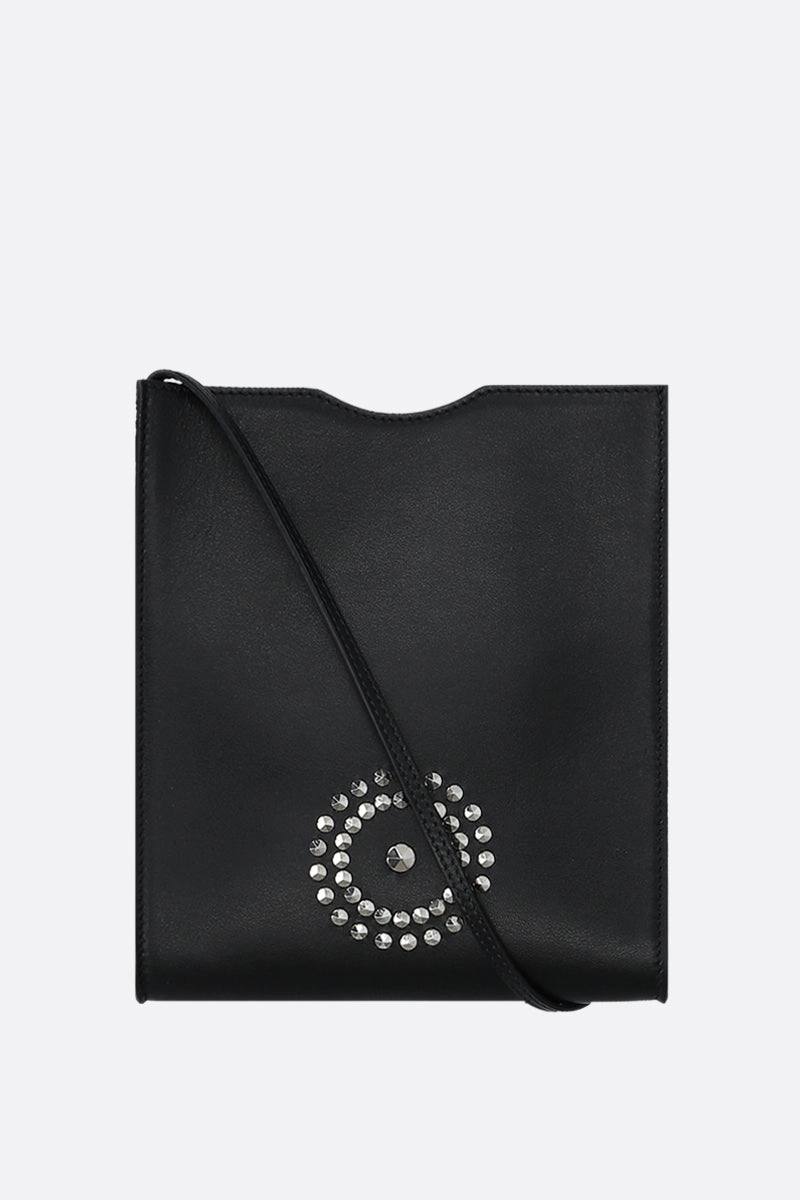 Pollux smooth leather crossbody bag