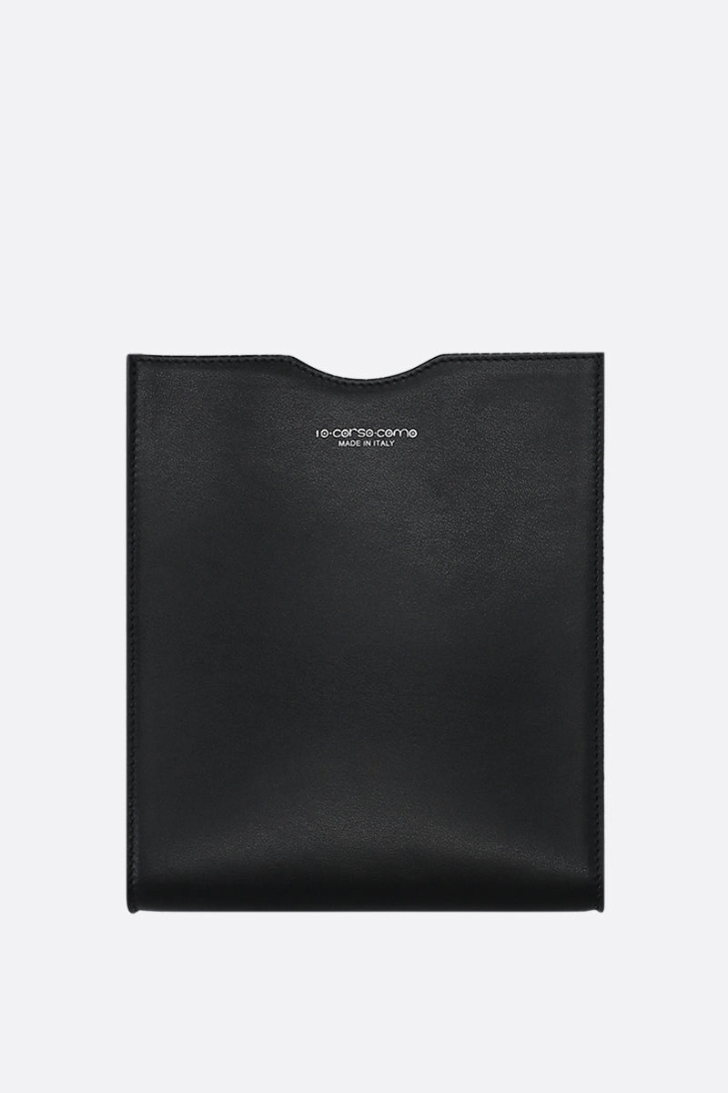Pollux smooth leather crossbody bag