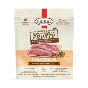 Primal Pronto Raw Frozen Pork Recipe Food For Cats