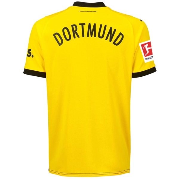 Puma Borussia Dortmund Home Jersey w/ Bundesliga Patch 23/24 (Cyber Yellow/Puma Black)