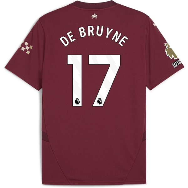 Puma Manchester City Kevin De Bruyne Third Jersey w/ EPL   No Room For Racism   Club World Cup Patches24/25 (Dark Jasper)