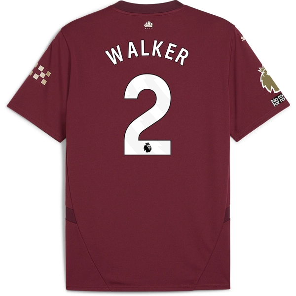 Puma Manchester City Kyle Walker Third Jersey w/ EPL   No Room For Racism   Club World Cup Patches24/25 (Dark Jasper)
