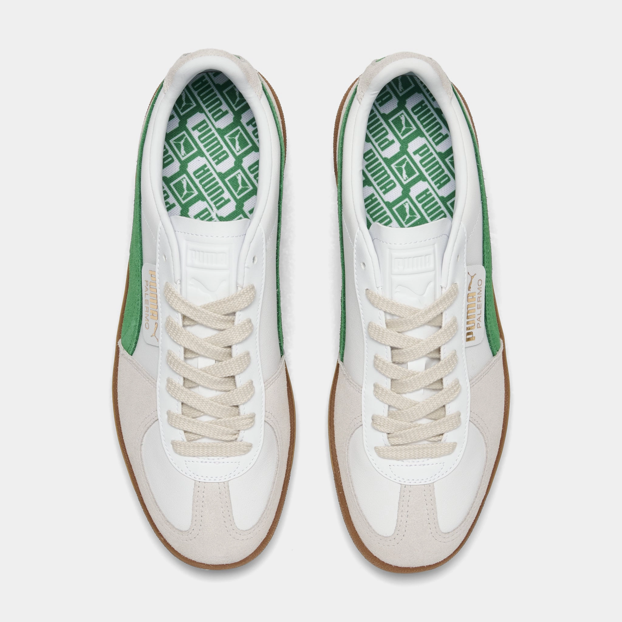 Puma Palermo Leather White / Green