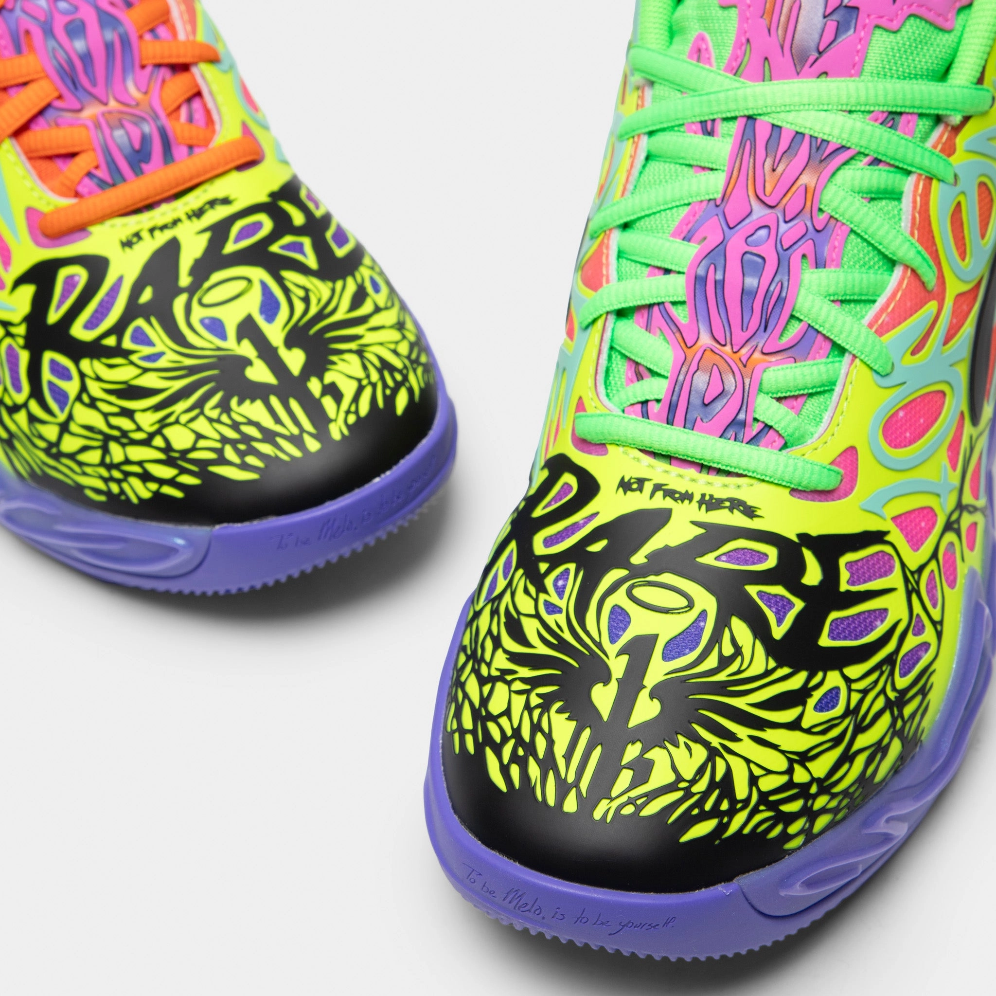 Puma x LaMelo Ball MB.04 Be You Black / Electric Peppermint - Flouro Green