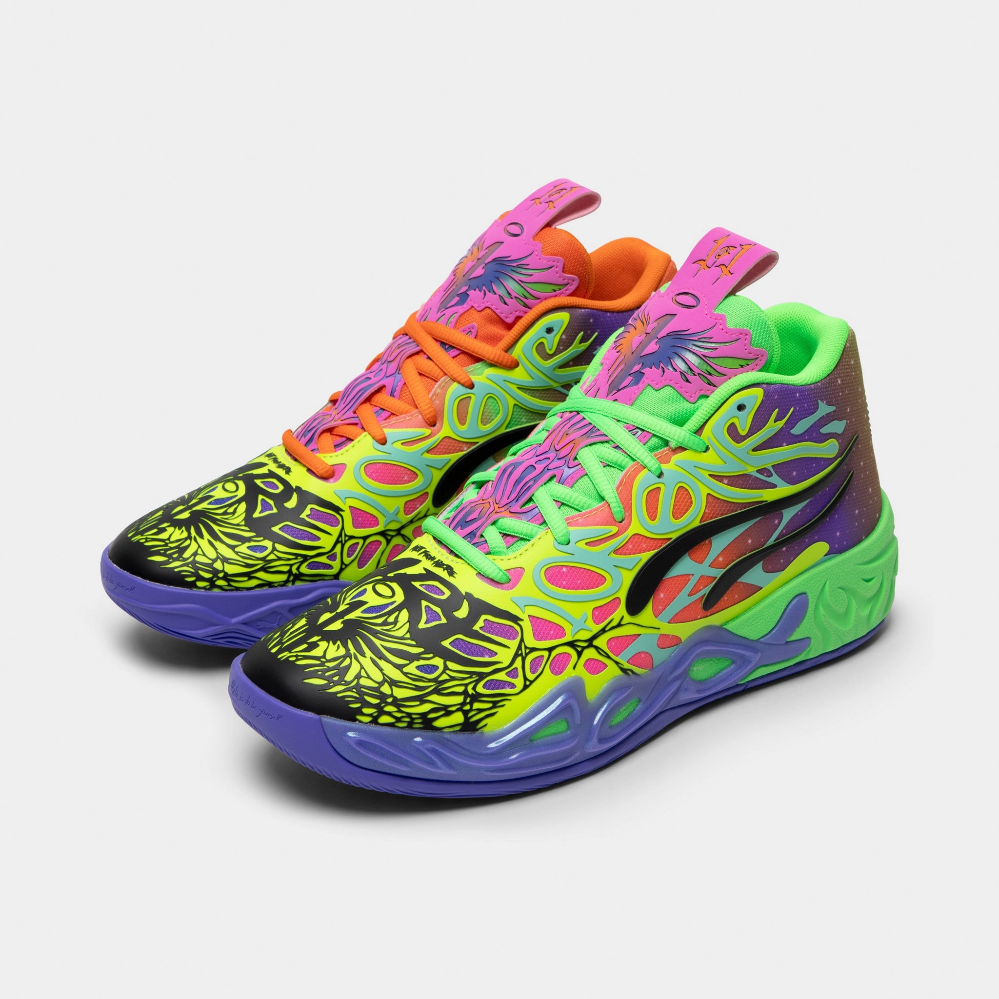 Puma x LaMelo Ball MB.04 Be You Black / Electric Peppermint - Flouro Green