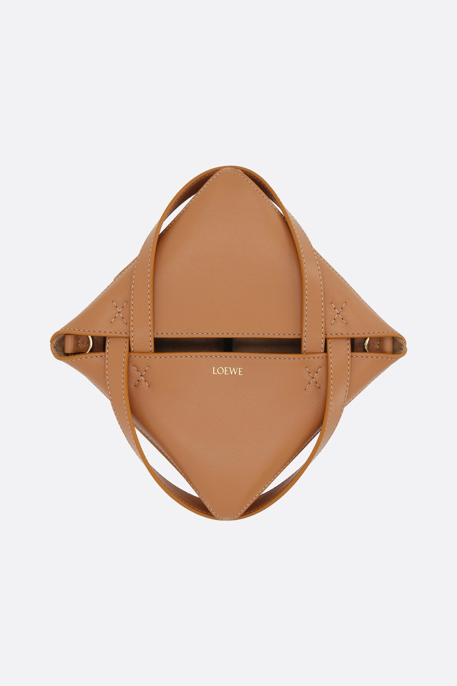 Puzzle Fold mini smooth leather tote bag