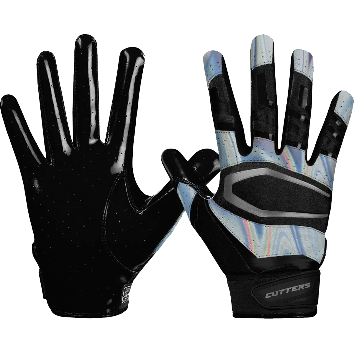 Rev Pro 3.0 Chrome Iridescent Receiver Gloves