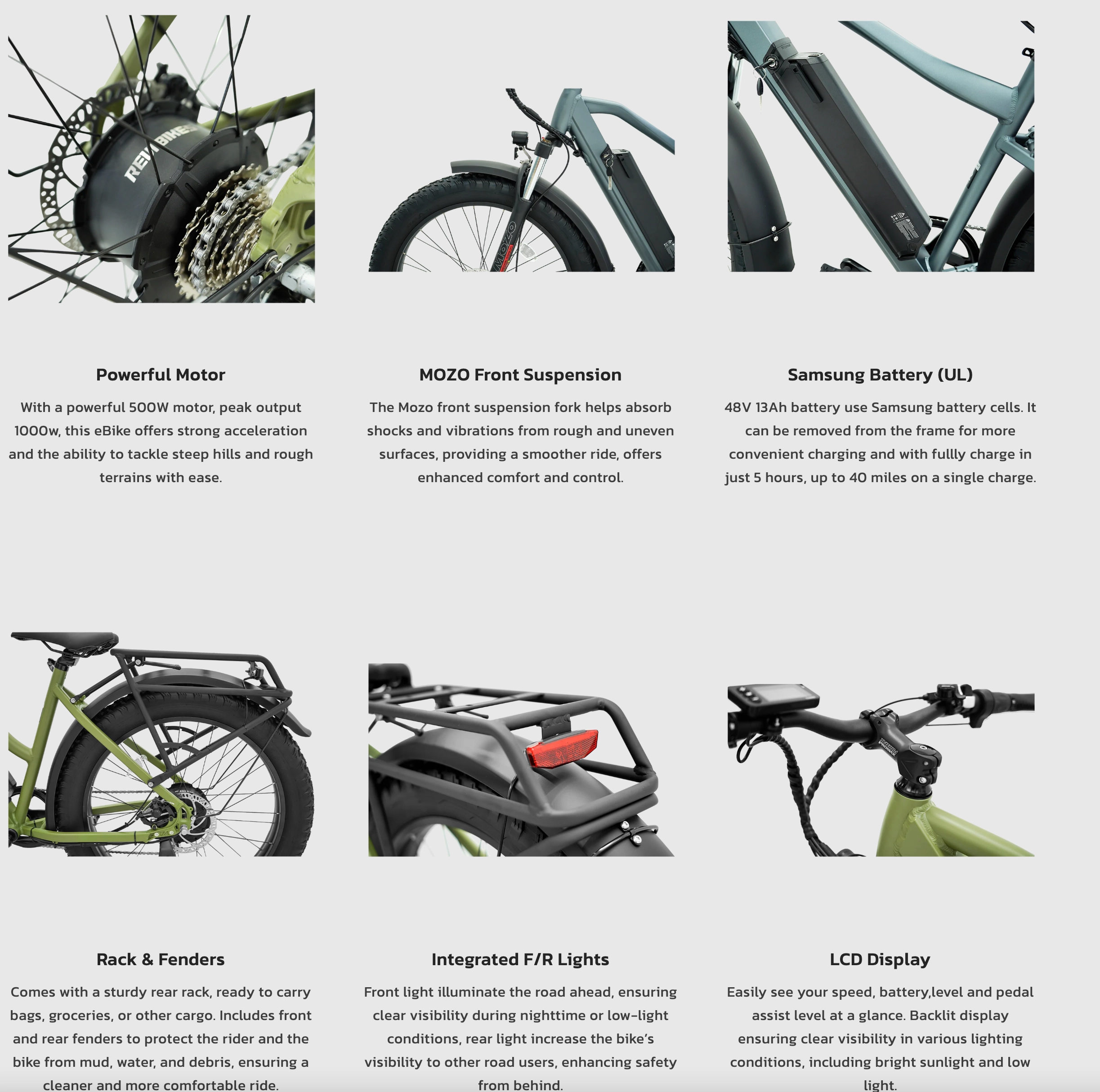 REVI Predator Fat Tire Electric Bike