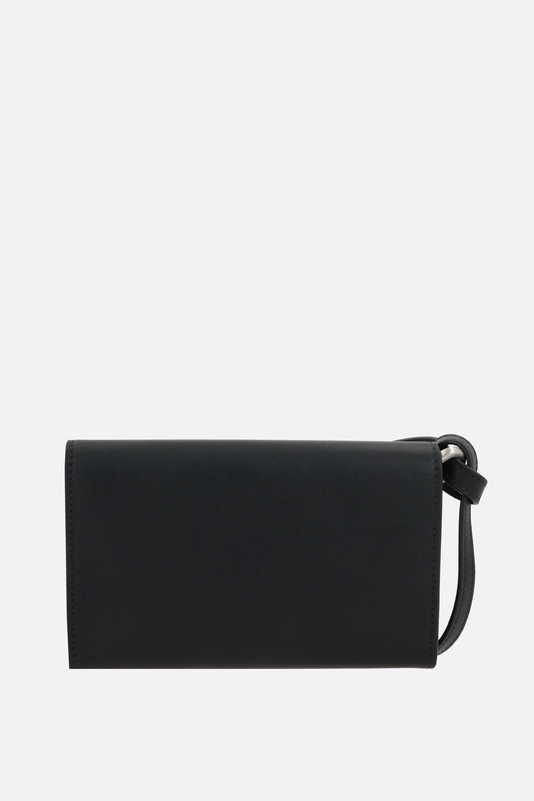 smooth leather crossbody bag