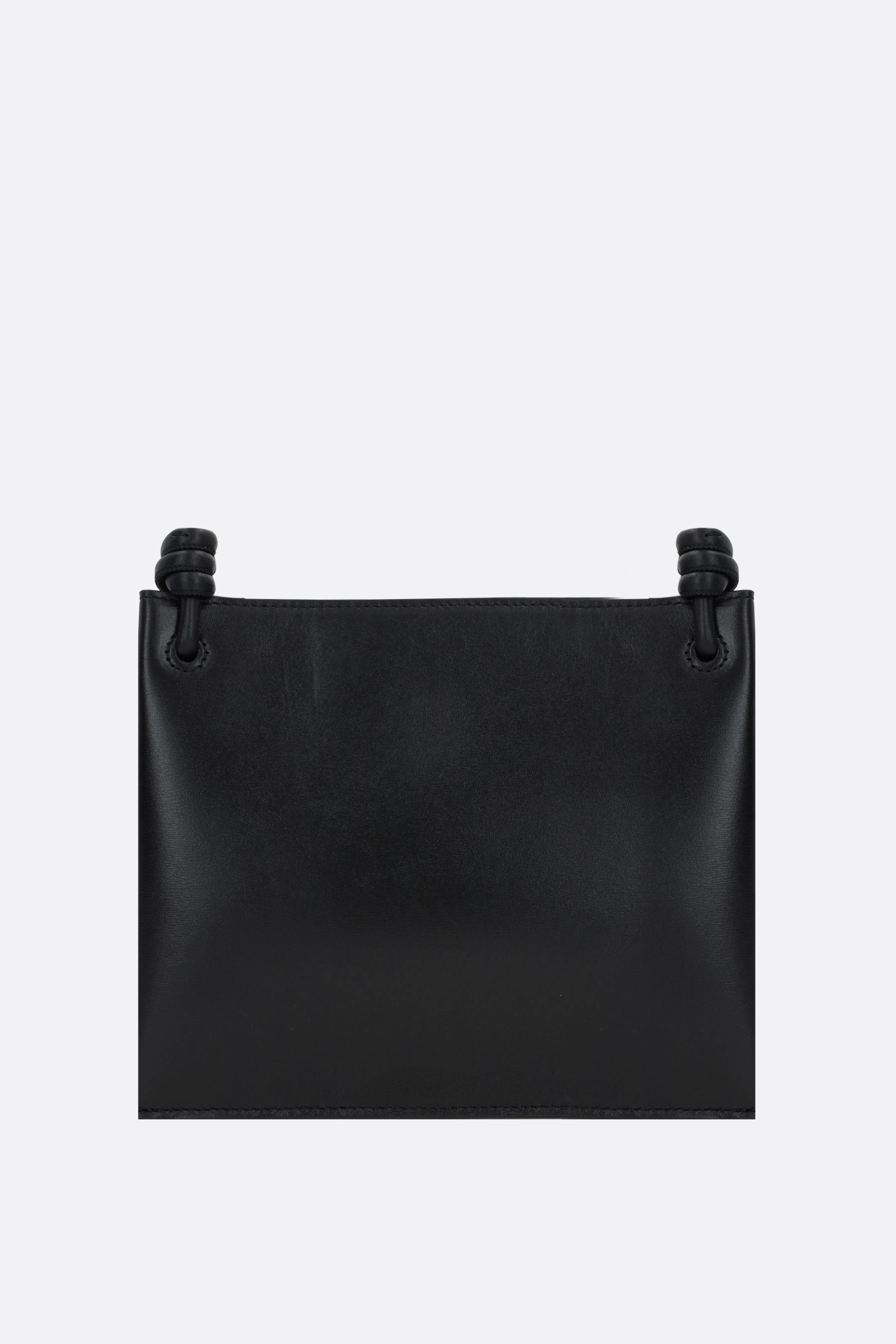 smooth leather small shoulder bag