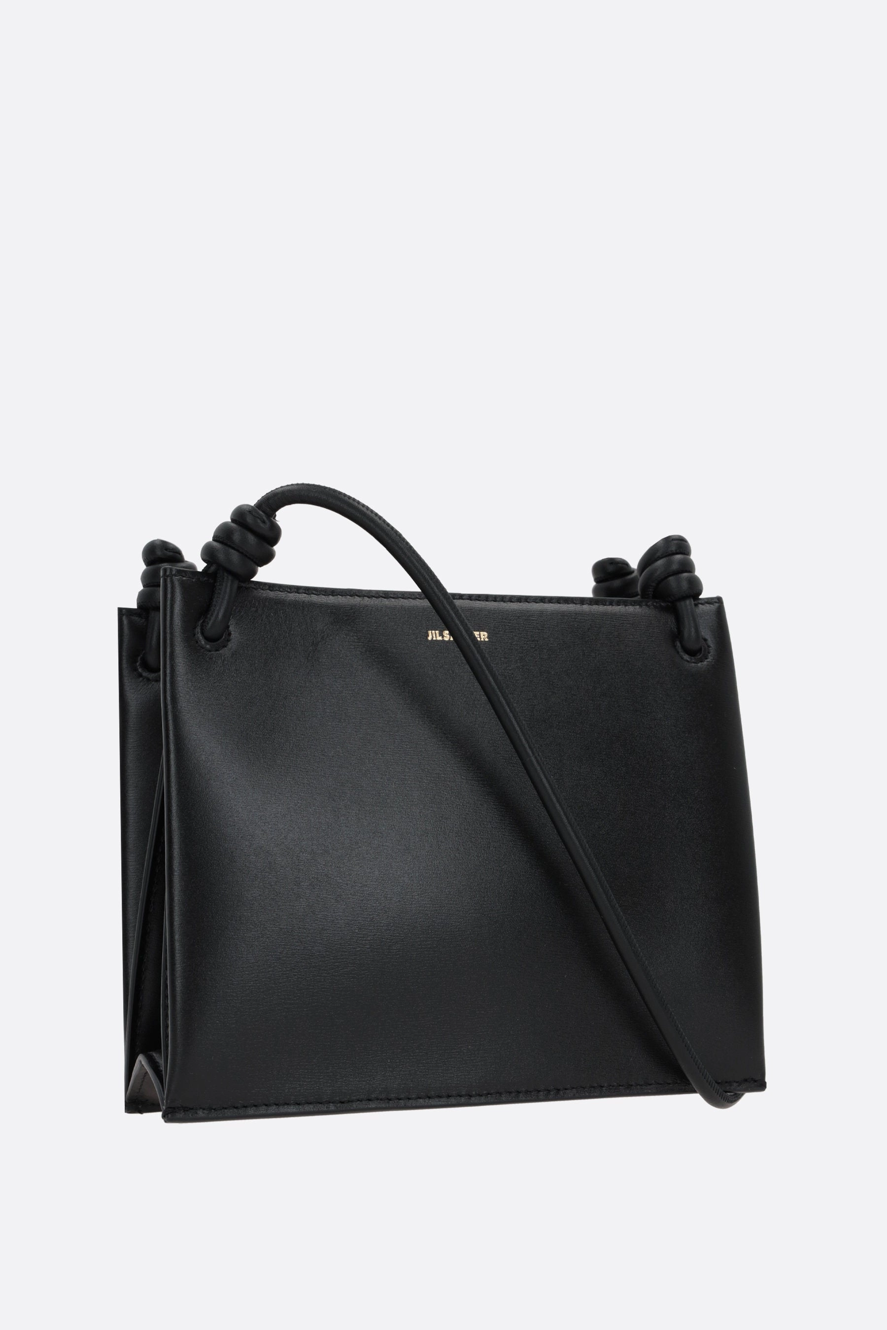 smooth leather small shoulder bag