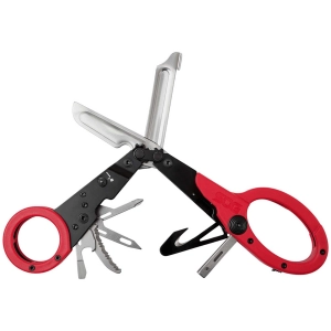 SOG Multi-Tool - Parashears Stainless Steel Blade Red GRN Handle | 23-125-02-43