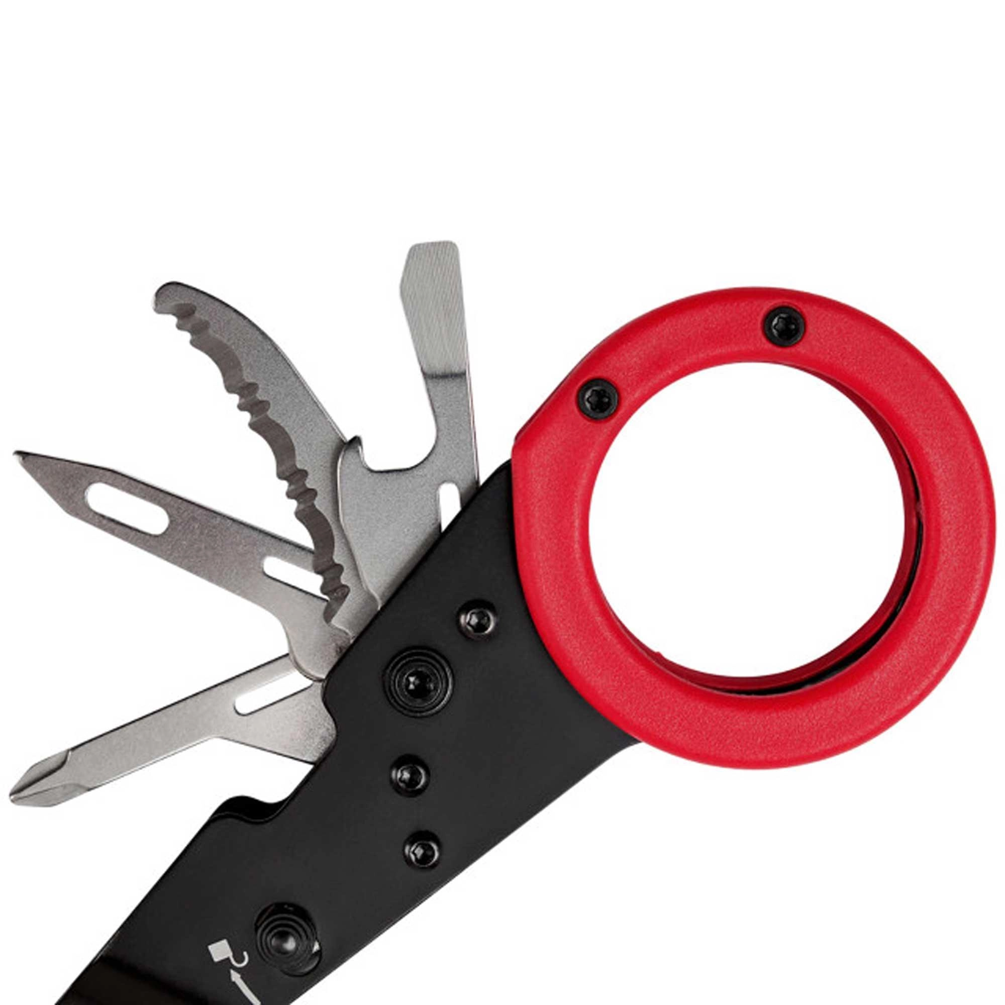 SOG Multi-Tool - Parashears Stainless Steel Blade Red GRN Handle | 23-125-02-43