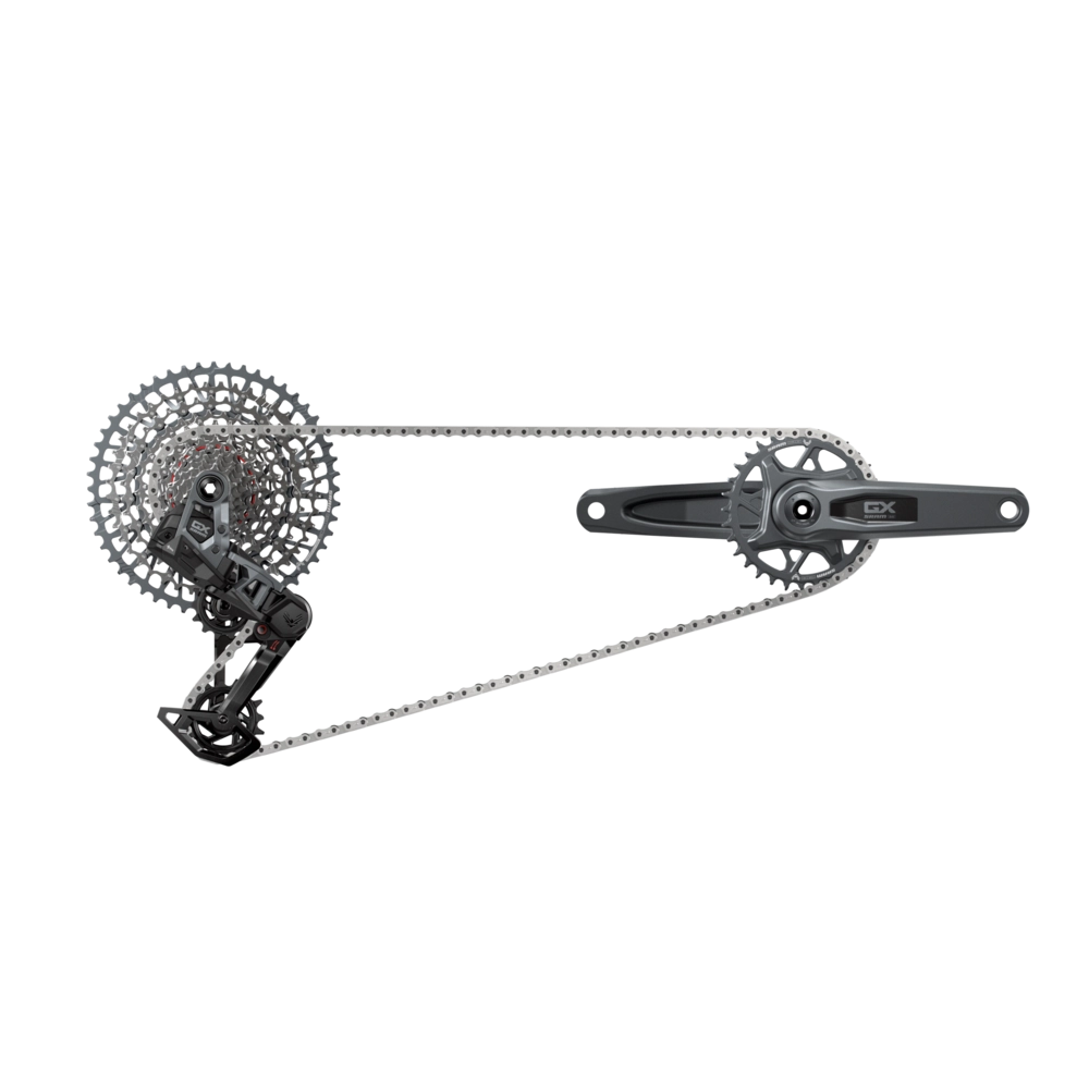 SRAM GX T-Type Eagle Transmission Groupset - 175mm Crank, 32t Chainring, AXS POD Controller, 10-52t Cassette, Rear Derailleur, Chain
