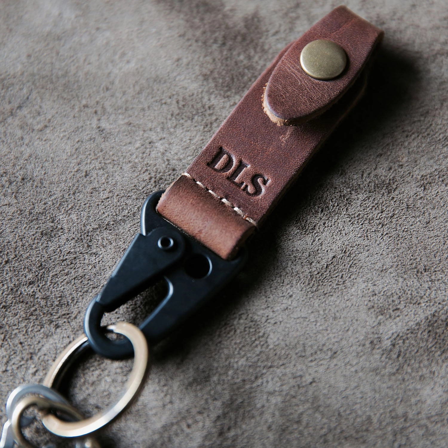 The Henry Fine Leather Keychain