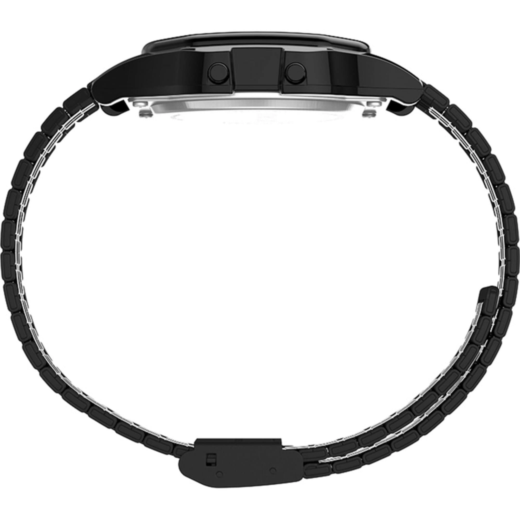 Timex Unisex Watch - T80 Grey Dial Silver Stainless Steel Bracelet Digital | TW2R79400
